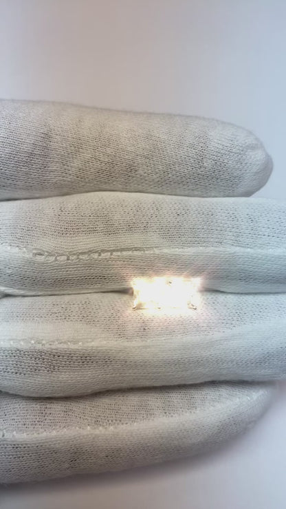 Princess Cut 2 Carats Natural Earth Mined Diamonds Women Studs Earring White Gold 14K