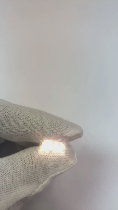 Sparkling Asscher Cut Natural Earth Mined Diamond Stud Earrings 1.50 Carat White Gold 14K