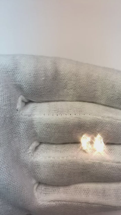 1 Carat Marquise Cut Natural Earth Mined Diamond Stud Earring White Gold 14K Lady Jewelry