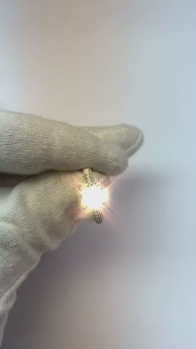 Solitaire Genuine Natural Earth Mined Diamond Engagement Ring F Vs1/Vvs1 With Accent 3 Ct. WG 14K