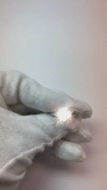 Classic Solitaire Round Natural Earth Mined Diamond Engagement Ring 2 Carats White Gold