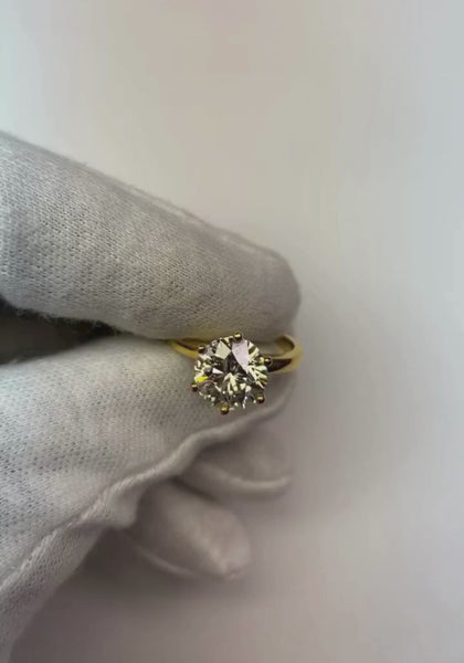 3 Carat Diamond Ring 6 Prong