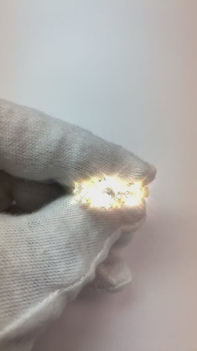 4 Ct. White Gold Natural Earth Mined Diamond Three Stone Engagement Ring