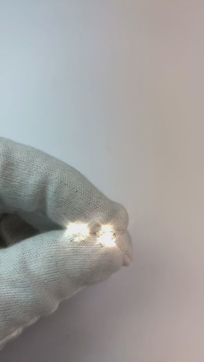 1.80 Ct. Natural Earth Mined Diamond Studs Platinum Martini Customized