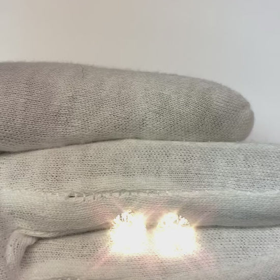 Single Diamond Stud Earrings