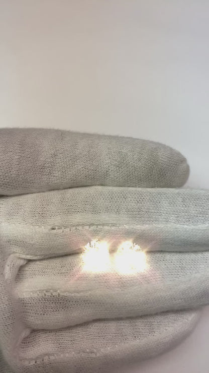 Single Diamond Stud Earrings