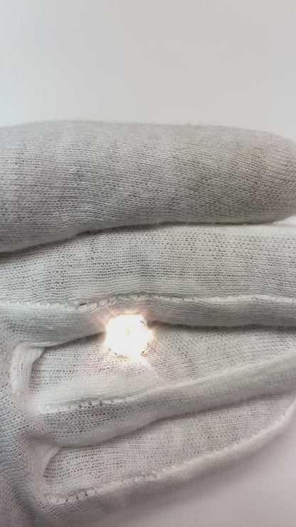 2 Carat Single Round Natural Earth Mined Diamond Mens Stud Earring Solid White Gold