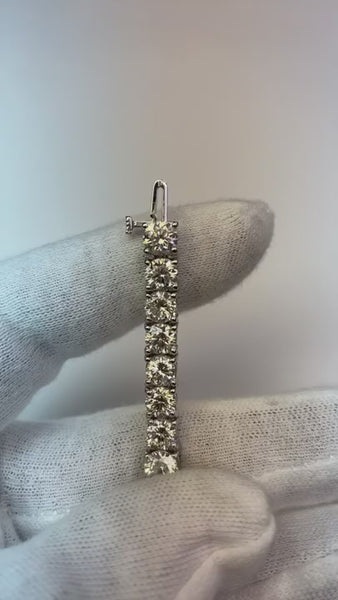 Real  24 Carat Diamond Tennis Bracelet