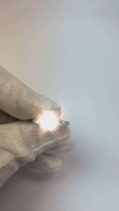 2.50 Carats Round Real Natural Earth Mined Diamond Engagement Ring Milgrain Vintage Style