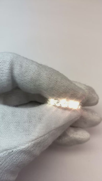 Gorgeous Natural Earth Mined Diamonds 4 Ct. Eternity Wedding Band Women Jewelry