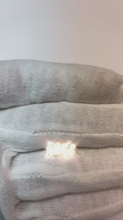 Natural Earth Mined Diamond Stud Earring 1.50 Carats Prong Round White Gold 14K