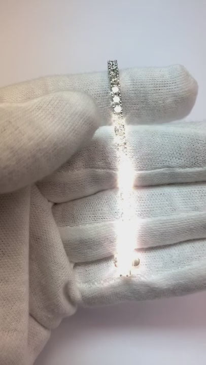 5 Carat Natural Earth Mined Diamond Tennis Bracelet