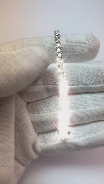 Real  5 Carat Diamond Tennis Bracelet