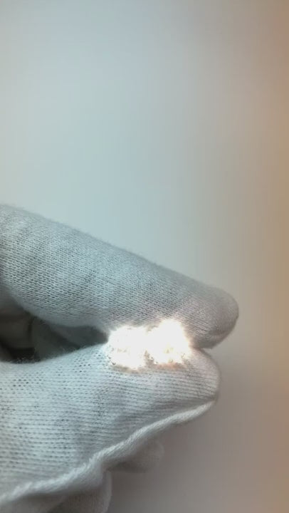 F Vs1 Sparkling 3 Ct Round Cut Natural Earth Mined Diamonds Women Stud Earring White Gold