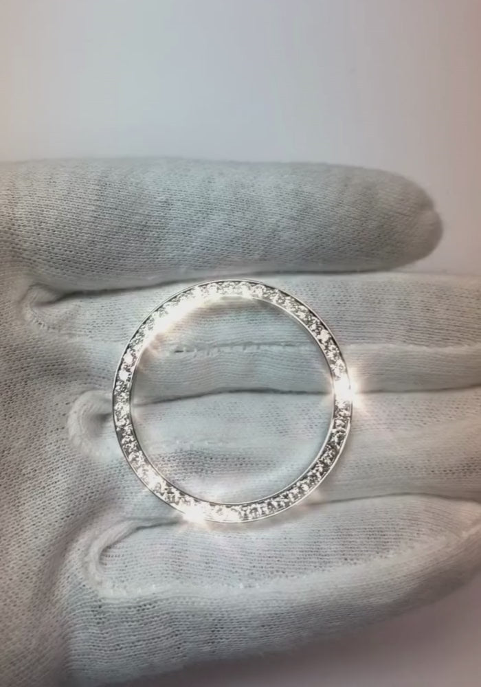 2 Carats Bezel To Fit Rolex Chopard Tudor Datejust & All Watch Models Mens Custom Diamond