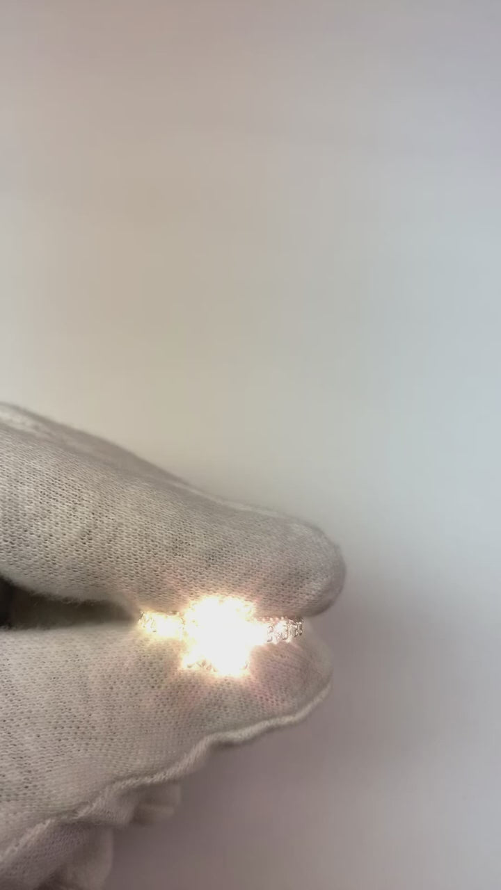 Real Engagement Round Diamond Ring 