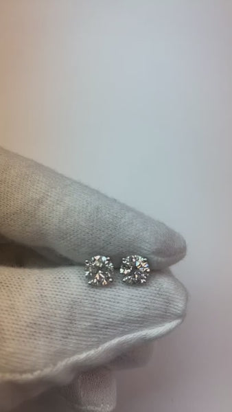 Earth Mined Diamond Earrings For Daily Use