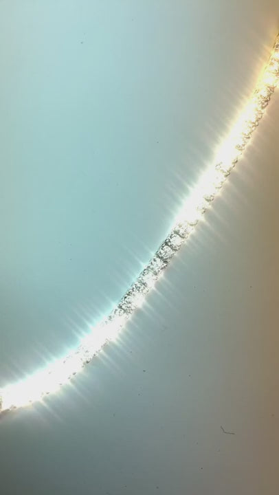 15 Ct Natural Diamond Diamond Tennis Strand Necklace 30 Inch White Gold 14K