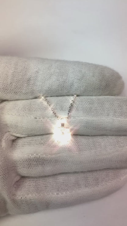 1 Carat Affordable Natural Earth Mined Diamond Pendant