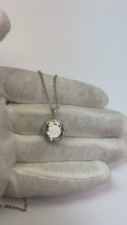 5 Carat Natural Earth Mined Diamond Pendant