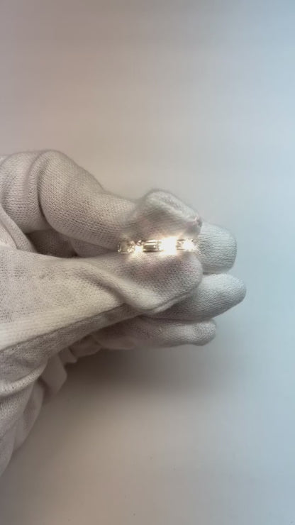 Round Natural Earth Mined Diamond & Baguettes Anniversary Band 2.70 Carats Jewelry