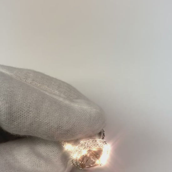 Cushion Morganite Ring