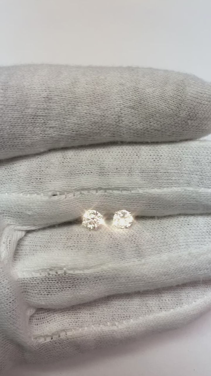 Diamond Stud Martini Earring