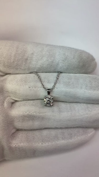 1 Carat Affordable Natural Earth Mined Diamond Pendant