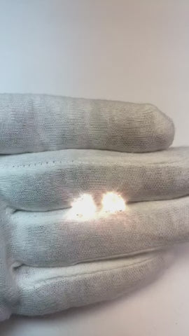 2.51 Ct. F Vvs1 Round Natural Earth Mined Diamonds Stud Earrings Platinum