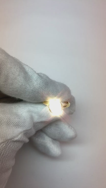 Round Solitaire Ring Old Mine Cut Genuine Natural Earth Mined Diamond Bezel Set 1 Carat Gold 14K