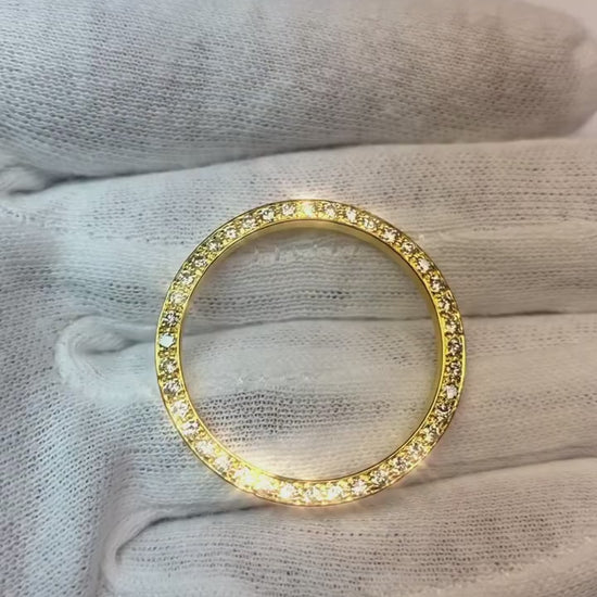 2 Ct Custom Round Diamond Bezel To Fit Rolex Datejust All Watch Models