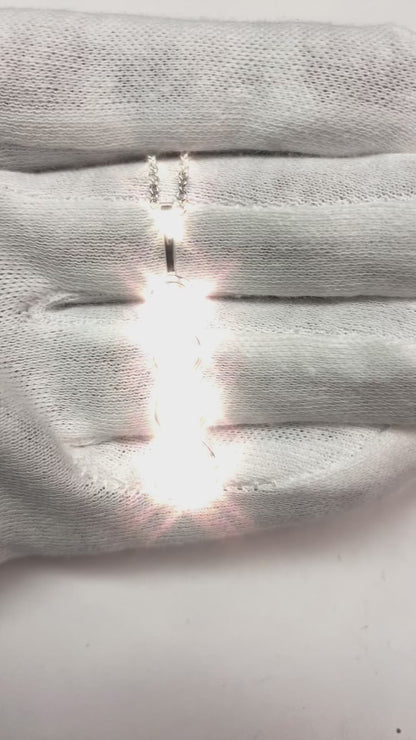 Four Stone Diamond Pendant Old Miner 4 Carats 