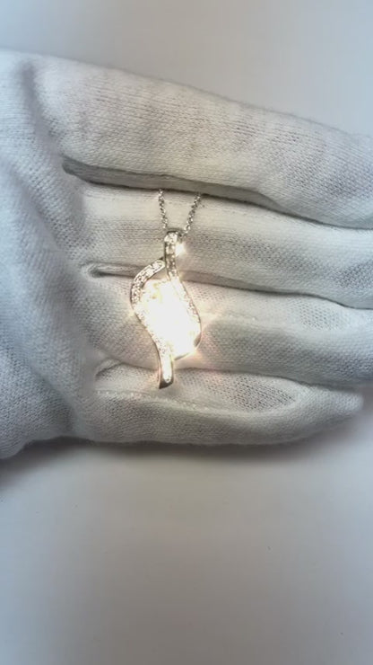 Two Stone Style Round Old Mine Cut Genuine Natural Earth Mined Diamond Pendant 3.50 Carats