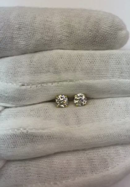 1 carat Diamond Earrings