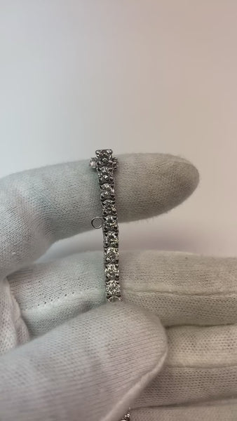 Genuine  12 Carat Diamond Tennis Bracelet