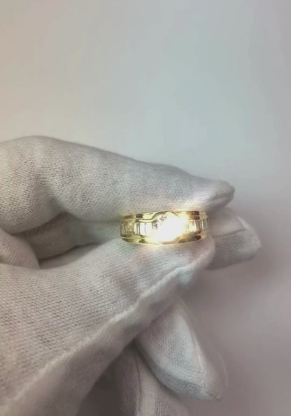 2 Carat Diamonds Engagement Ring Men's Band White Gold 10K