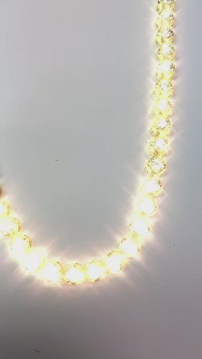 13 Ct White Gold Natural Diamond Diamond Tennis Necklace Fine Jewelry