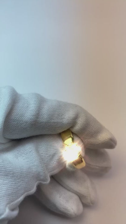 Men Solitaire Ring Oval Diamond 1.50 Carats Yellow Gold Jewelry