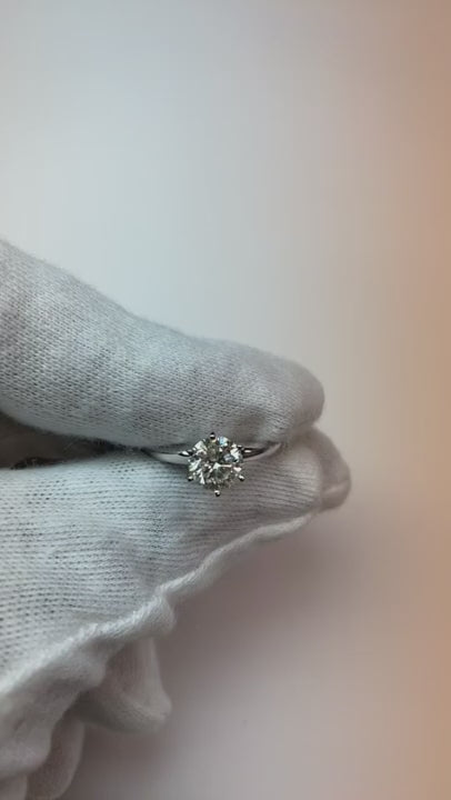 2 Carat Natural Earth Mined Diamond Solitaire Engagement Ring