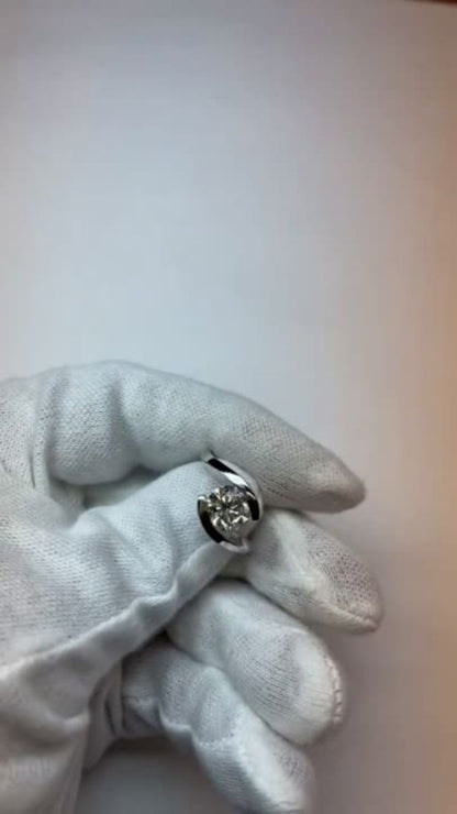 2.75 Carats Sparkling Round Natural Earth Mined Diamond Wedding Solitaire Ring White 14K