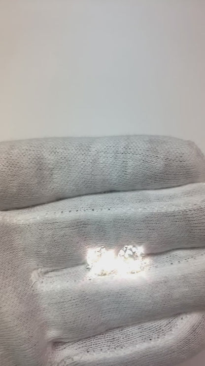 4 Ct Platinum Natural Earth Mined Diamond Women's Earrings