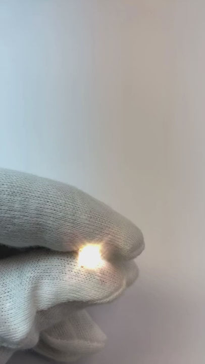 0.75 Carats Round Brilliant Single Natural Earth Mined Diamond Men's Earring