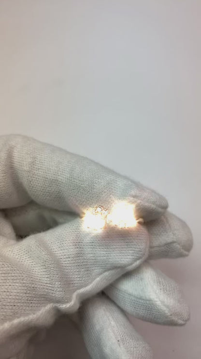 Engagement Round Natural Earth Mined Diamond Ring 1.50 Carats White Gold 14K Jewelry