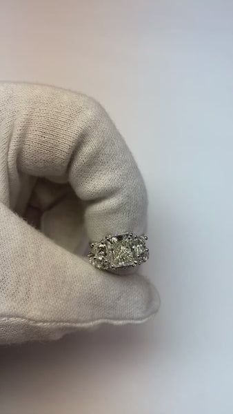 Three Stone  Engagement Ring