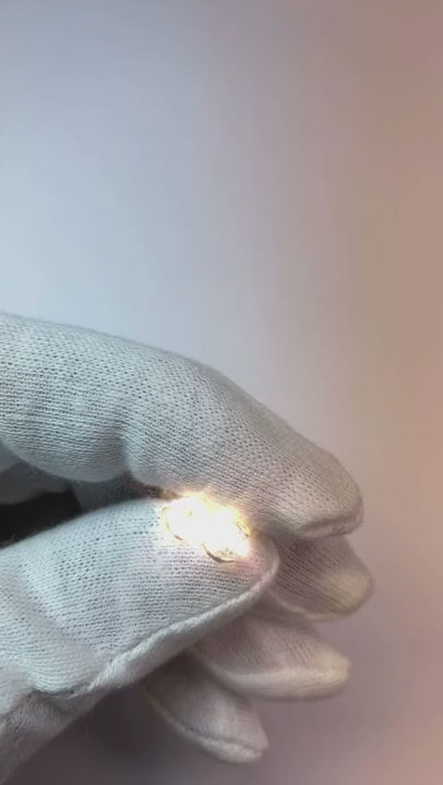 1 Carat Round Cut Solitaire Natural Earth Mined Diamond Stud Earring 14K White Gold