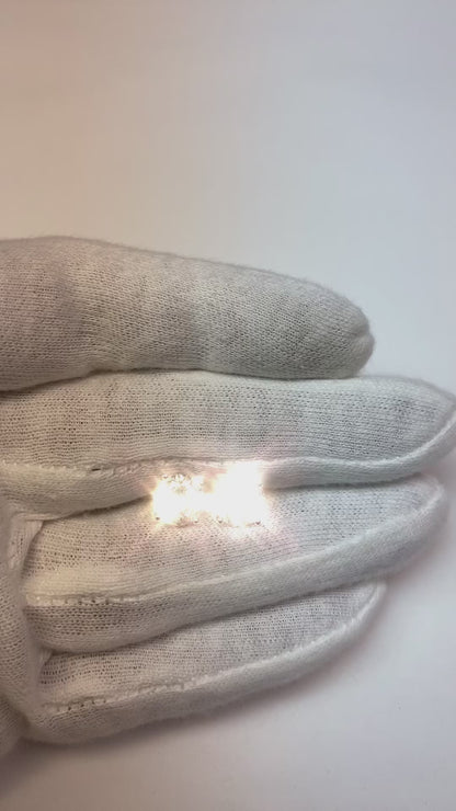 Diamond Round Platinum Stud Earrings