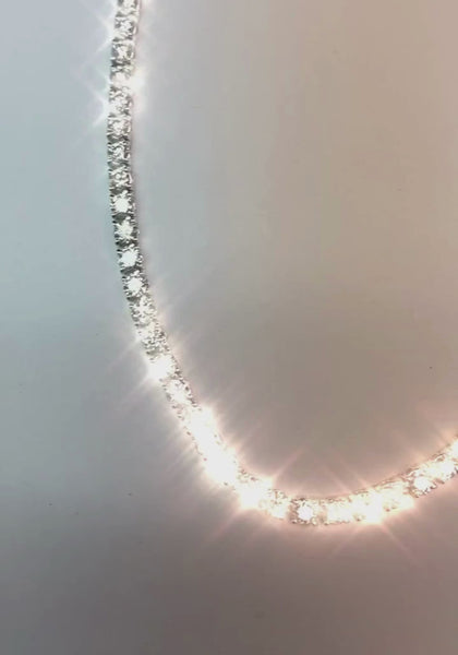 White Gold 20 Carat Diamond Necklace