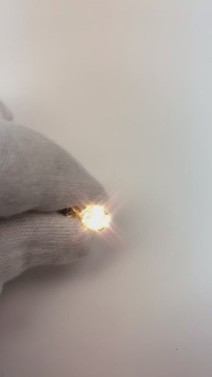 Oval Cut Genuine Natural Earth Mined Diamond Necklace Pendant Women 1.5 Ct. Gold Fine Jewelry