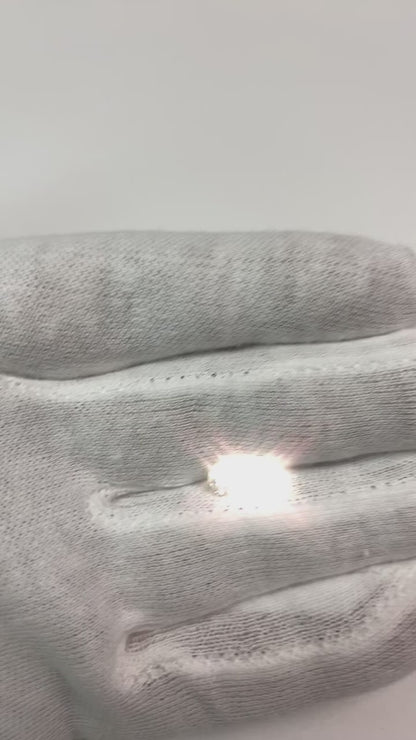 Round Natural Earth Mined Diamonds Stud Earrings 1.05 Ct White Gold Women F Vs1