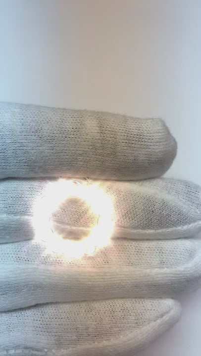 Natural Earth Mined Diamond Circle Pendant With Chain 3 Carats White Gold 14K